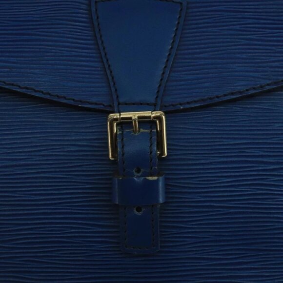 LOUIS VUITTON Epi June Feuille Shoulder Bag Blue - Picture 8 of 15
